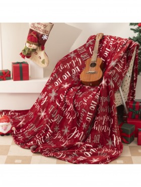 Double Sided Holiday Flannel Blanket
